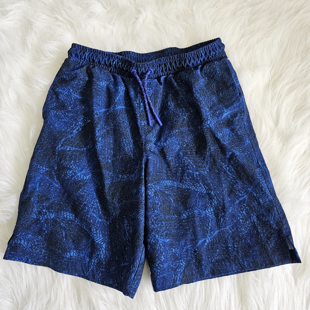 Boys blue swimming shorts size Large